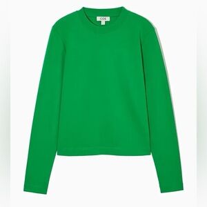 COS Slim-Fit Heavyweight Long-Sleeve T-Shirt
